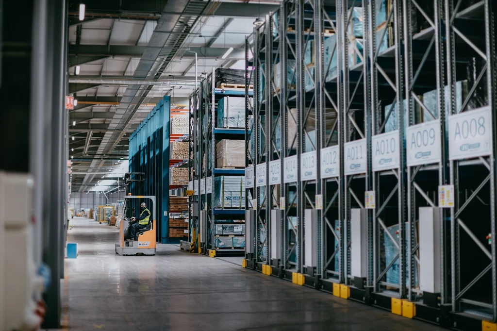 Logistics + warehouse photography